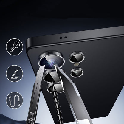 Zaštitna folija za stražnju kameru ESR Armorite za Samsung Galaxy S25 Ultra S938, Kaljeno staklo, Prozirna