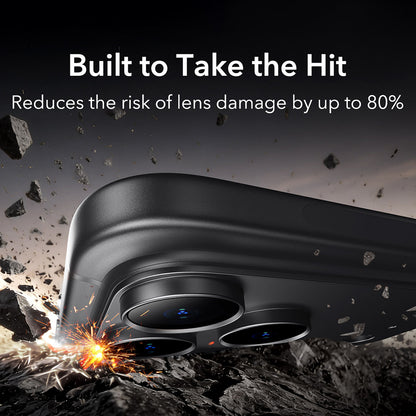 Zaštitna folija za stražnju kameru ESR Armorite Pro za Apple iPhone 18 Pro, kaljeno staklo, crna