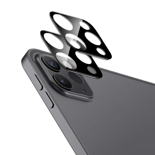 Zaštitna folija za stražnju kameru ESR za Apple iPad Pro 13 (2024) / Pro 11 (2022) / Pro 12.9 (2022), Kaljeno staklo, Set od 2 komada, Crna