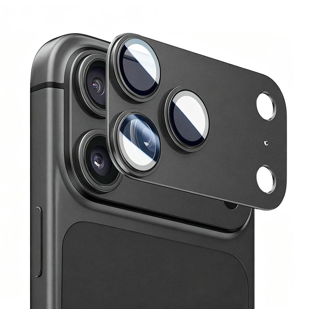 Zaštitna folija za stražnju kameru Lito Crown Halo AR + AF za Apple iPhone 18 Pro, kaljeno staklo, crna