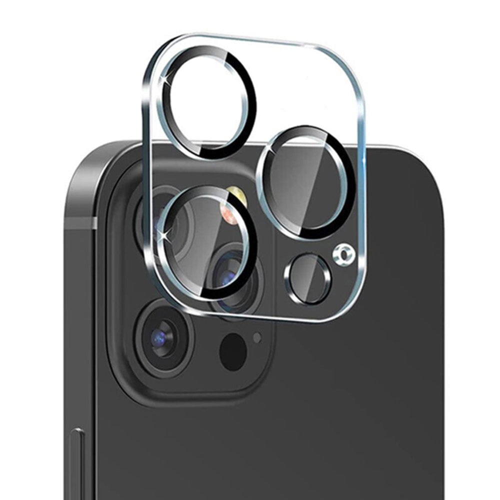 Zaštitna folija za stražnju kameru Lito S+ za Apple iPhone 13 Pro Max / 13 Pro, Kaljeno staklo, Crna