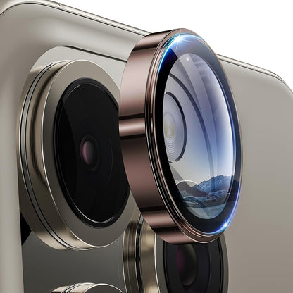 Zaštitna folija za stražnju kameru Lito S+ za Apple iPhone 16 Pro Max / 16 Pro, Kaljeno staklo, Bronca