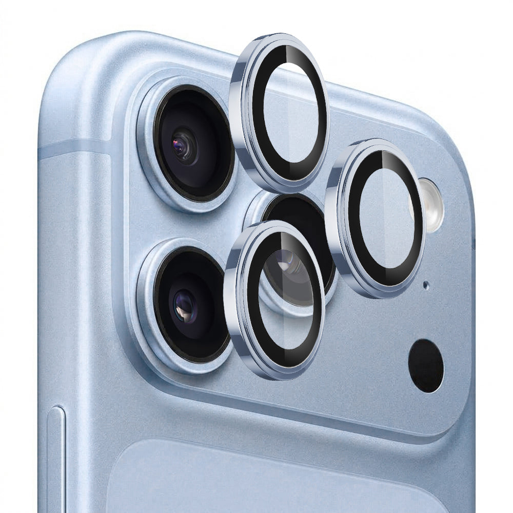 Zaštitna folija za stražnju kameru Lito S+ za Apple iPhone 18 Pro / 18 Pro Max, Kaljeno staklo, Plava