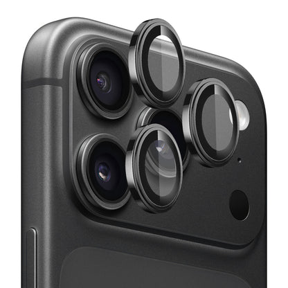 Zaštitna folija za stražnju kameru Lito S+ za Apple iPhone 18 Pro / 18 Pro Max, Kaljeno staklo, Crna