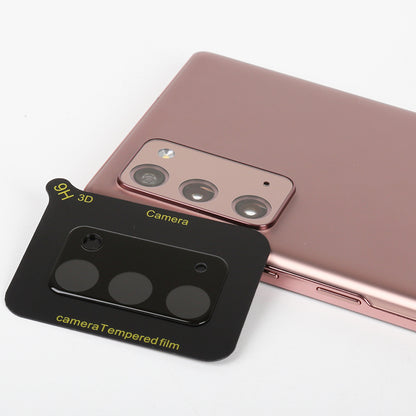 Zaštitna folija za stražnju kameru Lito S+ za Samsung Galaxy Note 20 5G N981 / Note 20 N980, Kaljeno staklo, Crna