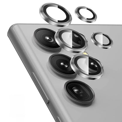 Zaštitna folija za stražnju kameru Lito S+ za Samsung Galaxy S25 Ultra S938, Kaljeno staklo, Srebrna