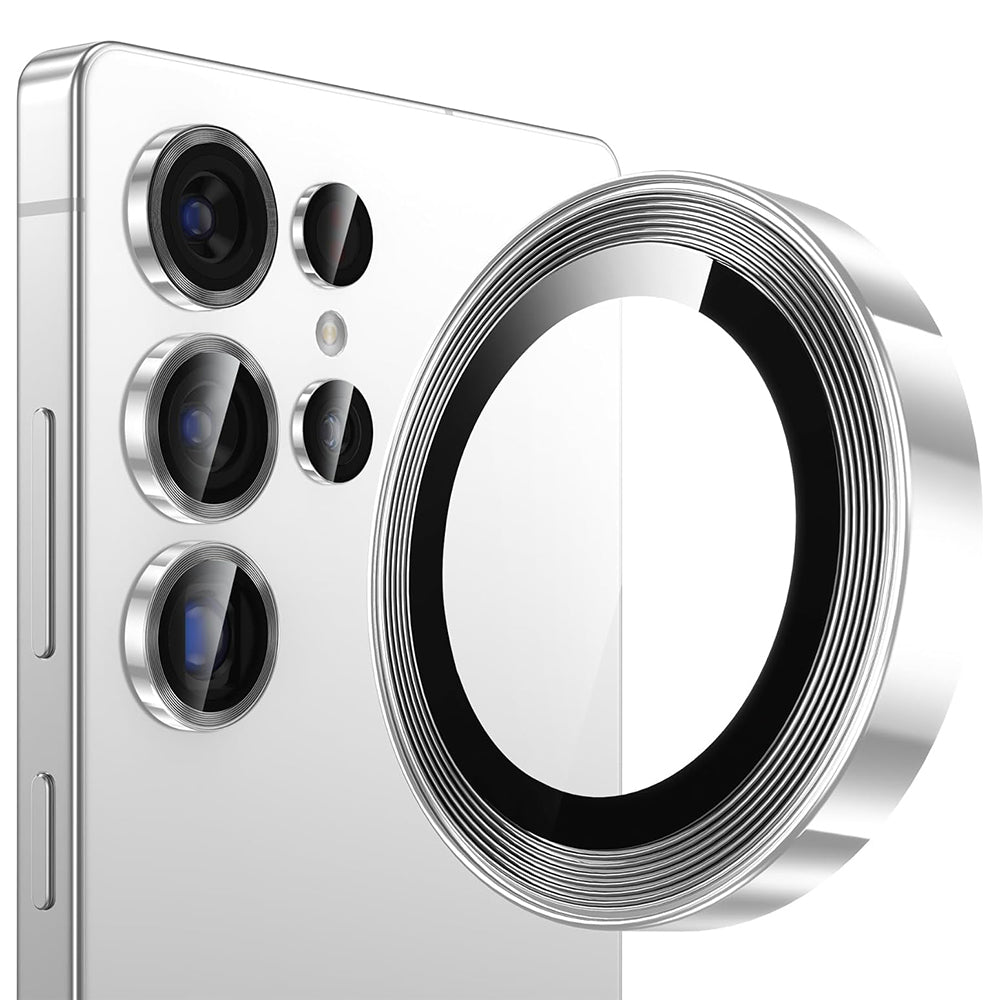 Zaštitna folija za stražnju kameru Lito S+ za Samsung Galaxy S26 Ultra S948, Kaljeno staklo, Srebrna