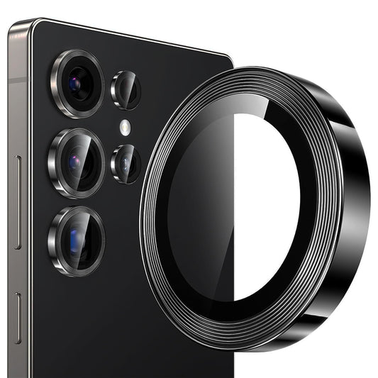 Zaštitna folija za stražnju kameru Lito S+ za Samsung Galaxy S26 Ultra, Kaljeno staklo, Crna