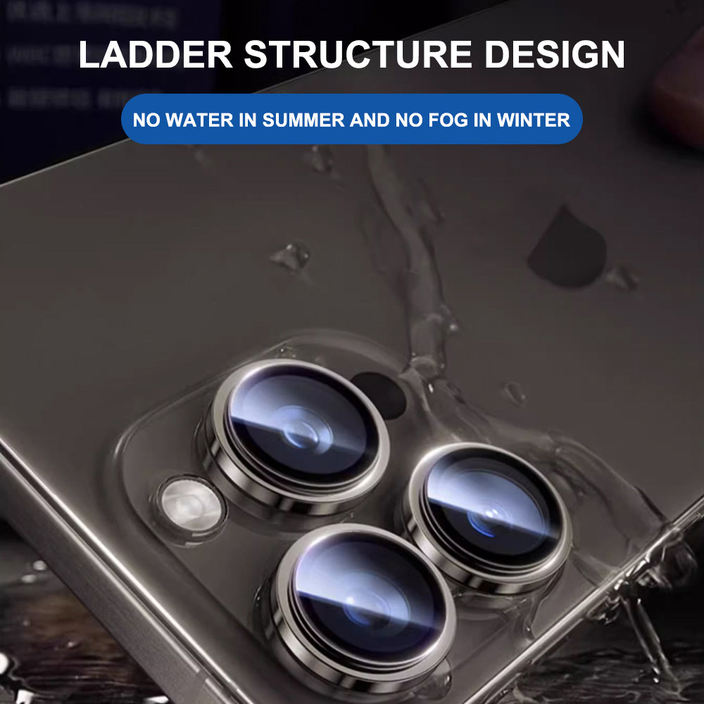 Zaštitna folija za stražnju kameru Lito Titanium AR za Apple iPhone 18 Pro / 18 Pro Max, Kaljeno staklo, Srebrna