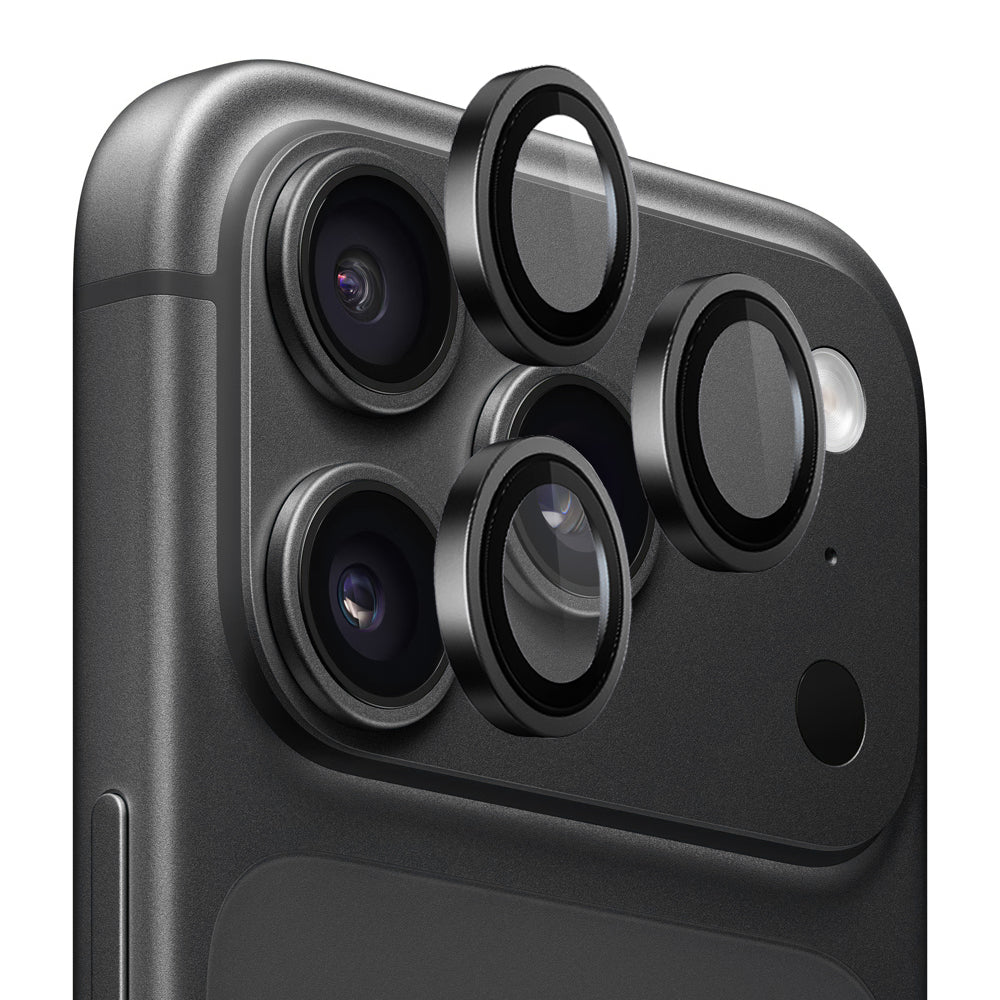 Zaštitna folija za stražnju kameru Lito Titanium AR za Apple iPhone 18 Pro / 18 Pro Max, Kaljeno staklo, Crna