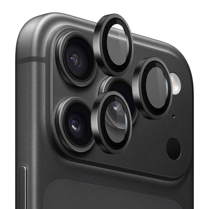 Zaštitna folija za stražnju kameru Lito Titanium AR za Apple iPhone 18 Pro / 18 Pro Max, Kaljeno staklo, Crna