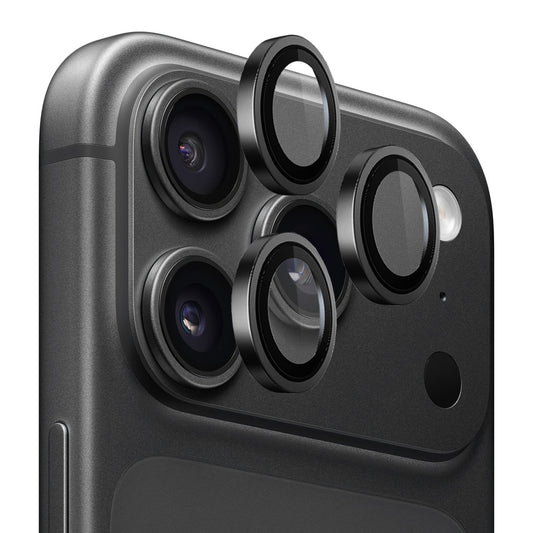Zaštitna folija za stražnju kameru Lito Titanium AR za Apple iPhone 18 Pro / 18 Pro Max, Kaljeno staklo, Crna