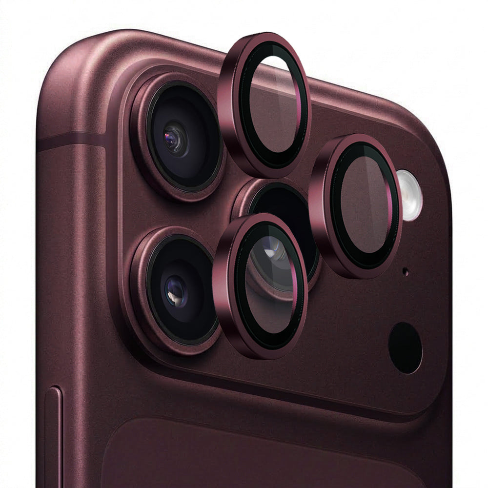 Zaštitna folija za stražnju kameru Lito Titanium AR za Apple iPhone 18 Pro / 18 Pro Max, Kaljeno staklo, Boja vina