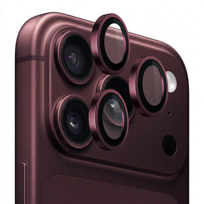Zaštitna folija za stražnju kameru Lito Titanium AR za Apple iPhone 18 Pro / 18 Pro Max, Kaljeno staklo, Boja vina