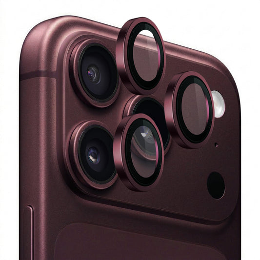 Zaštitna folija za stražnju kameru Lito Titanium AR za Apple iPhone 18 Pro / 18 Pro Max, Kaljeno staklo, Boja vina
