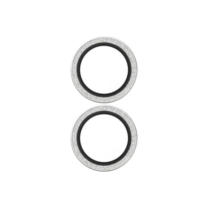 Zaštitna folija za stražnju kameru PanzerGlass Hoops Glitter za Apple iPhone 17 / 16 Plus / 16, Kaljeno staklo, Srebrna