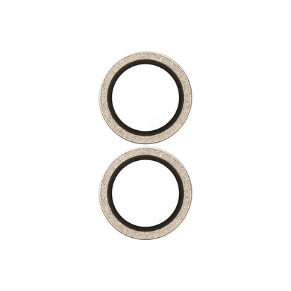 Zaštitna folija za stražnju kameru PanzerGlass Hoops Glitter za Apple iPhone 17 / 16 Plus / 16, Kaljeno staklo, Zlatna