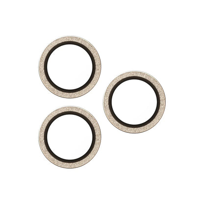 Zaštitna folija za stražnju kameru PanzerGlass Hoops Glitter za Apple iPhone 17 Pro Max / 17 Pro / 16 Pro Max / 16 Pro, Kaljeno staklo, Zlatna