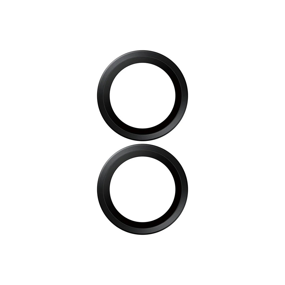 Zaštitna folija za stražnju kameru PanzerGlass Hoops za Apple iPhone 17 / 16 Plus / 16, Kaljeno staklo, Crna