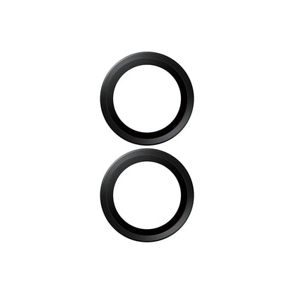 Zaštitna folija za stražnju kameru PanzerGlass Hoops za Apple iPhone 17 / 16 Plus / 16, Kaljeno staklo, Crna