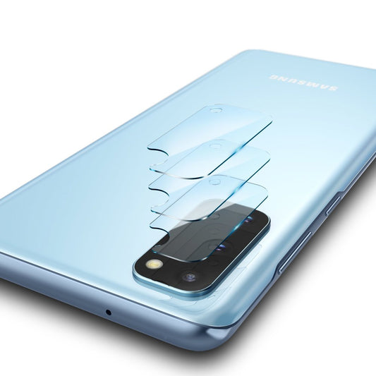 Zaštitna folija za stražnju kameru Ringke IDGL za Samsung Galaxy S20 5G G981 / S20 G980, Kaljeno staklo, Set od 3 komada, Prozirna