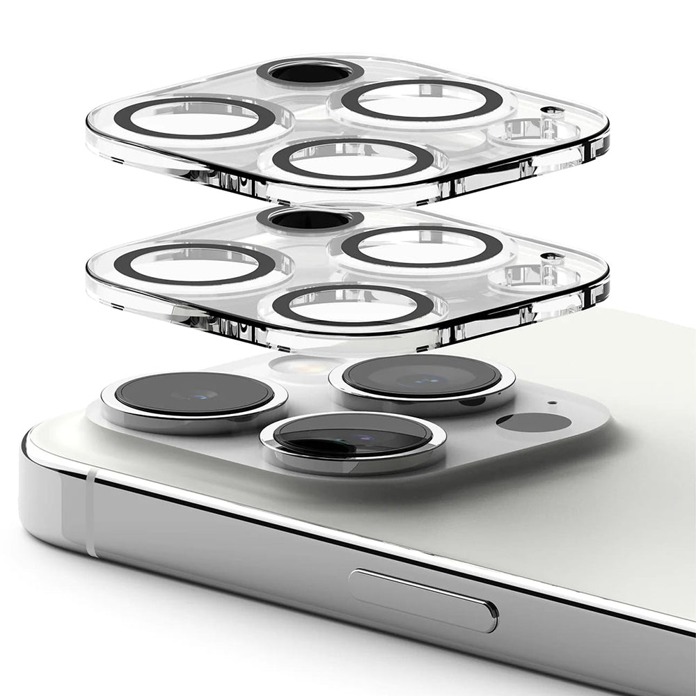 Zaštitna folija za stražnju kameru Ringke za Apple iPhone 15 Pro Max, Kaljeno staklo, Set 2 komada, Prozirna