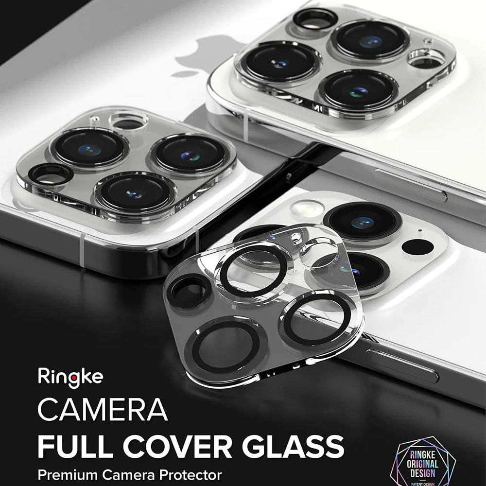 Zaštitna folija za stražnju kameru Ringke za Apple iPhone 15 Pro Max, Kaljeno staklo, Set 2 komada, Prozirna