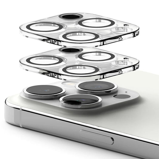 Zaštitna folija za stražnju kameru Ringke za Apple iPhone 15 Pro, kaljeno staklo, set od 2 komada, prozirna