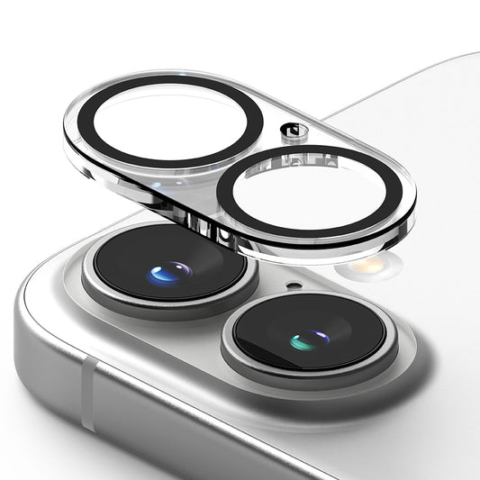 Zaštitna folija za stražnju kameru Ringke za Apple iPhone 16 Plus / 16, Kaljeno staklo, Set od 2 komada, Prozirna