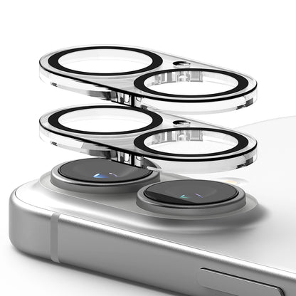 Zaštitna folija za stražnju kameru Ringke za Apple iPhone 16 Plus / 16, Kaljeno staklo, Set od 2 komada, Prozirna