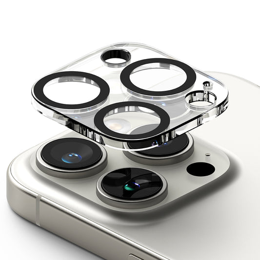 Zaštitna folija za stražnju kameru Ringke za Apple iPhone 16 Pro Max / 16 Pro, Kaljeno staklo, Set od 2 komada, Prozirna