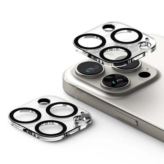 Zaštitna folija za stražnju kameru Ringke za Apple iPhone 16 Pro Max / 16 Pro, Kaljeno staklo, Set od 2 komada, Prozirna