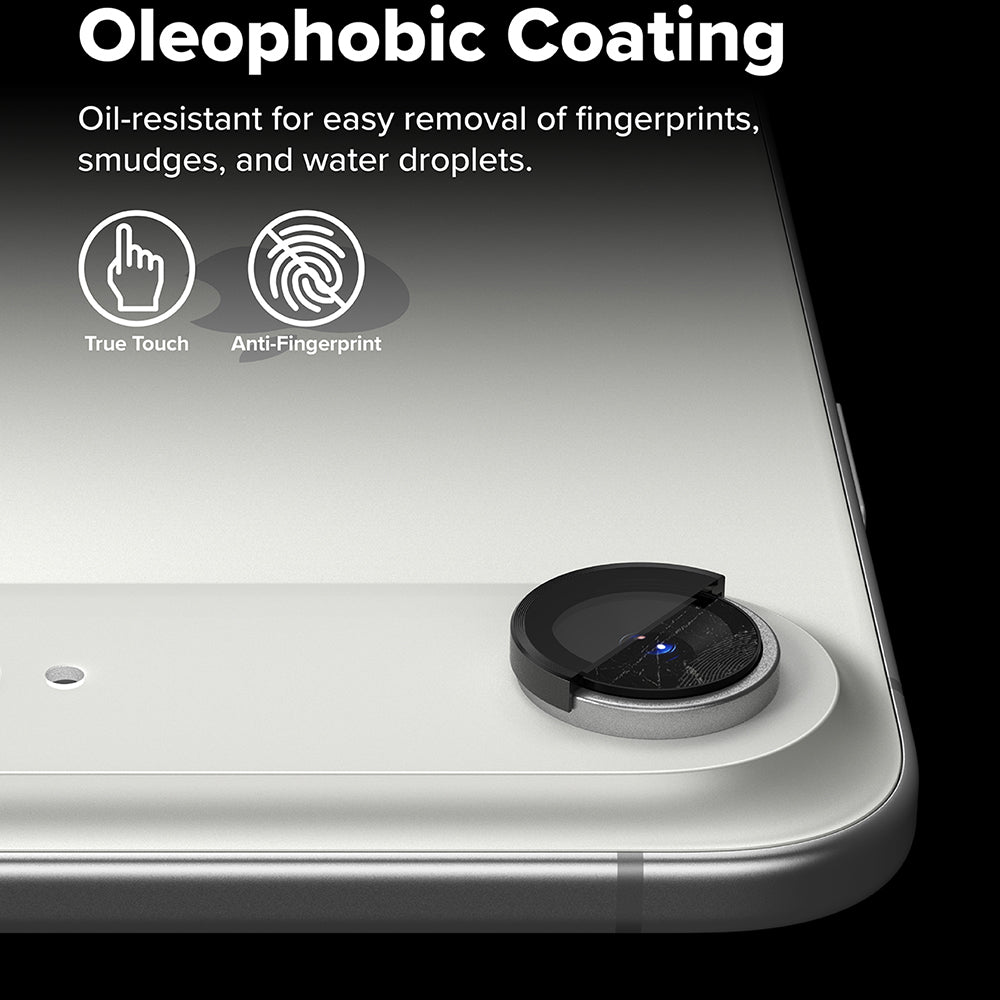Zaštitna folija Ringke za stražnju kameru Apple iPhone 17 Air, Kaljeno staklo, Crna