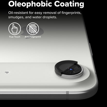 Zaštitna folija Ringke za stražnju kameru Apple iPhone 17 Air, Kaljeno staklo, Crna