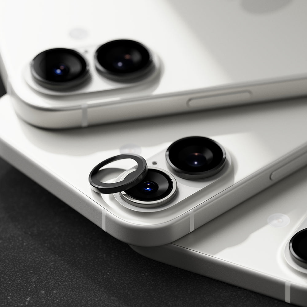 Zaštitna folija za stražnju kameru Ringke za Apple iPhone 17, Kaljeno staklo, Crna