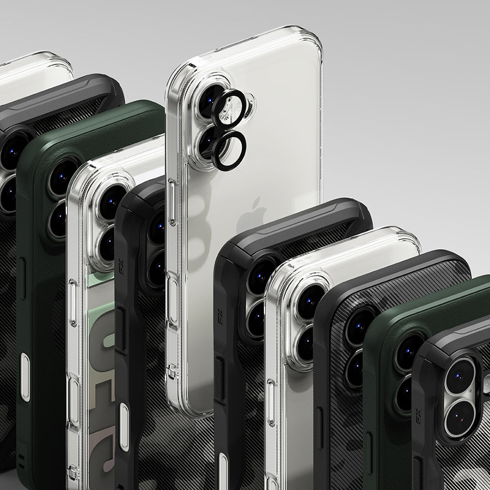 Zaštitna folija za stražnju kameru Ringke za Apple iPhone 17, Kaljeno staklo, Crna