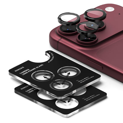 Zaštitna folija za stražnju kameru Ringke za Apple iPhone 18 Pro / 18 Pro Max, Kaljeno staklo, Set od 2 komada, Prozirna