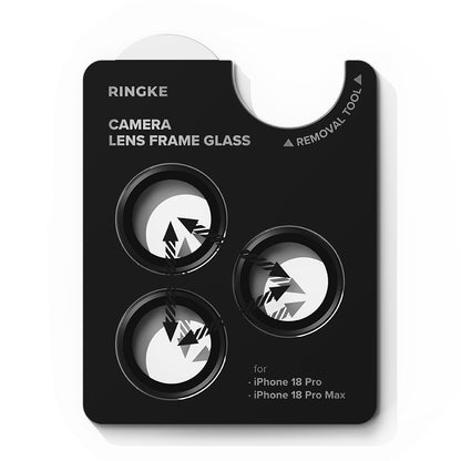 Zaštitna folija za stražnju kameru Ringke za Apple iPhone 18 Pro / 18 Pro Max, Kaljeno staklo, Set od 2 komada, Prozirna