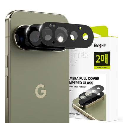 Zaštitna folija za stražnju kameru Ringke za Google Pixel 11 Pro, kaljeno staklo, set od 2 komada, crna