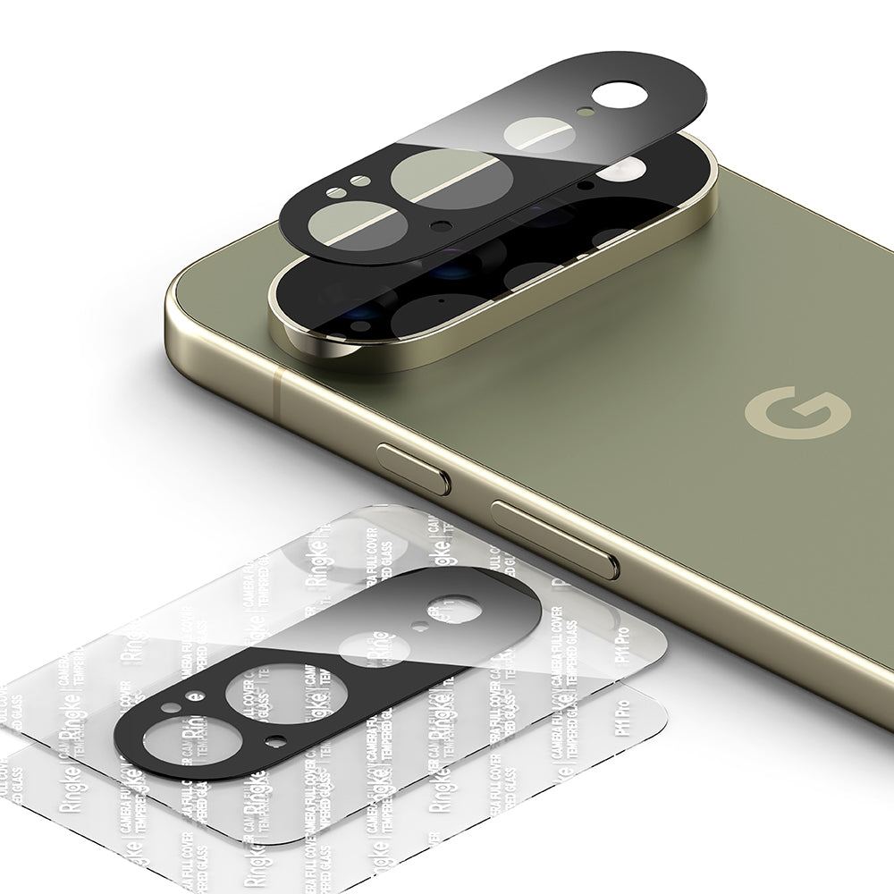 Zaštitna folija za stražnju kameru Ringke za Google Pixel 11 Pro XL, kaljeno staklo, set od 2 komada, crna