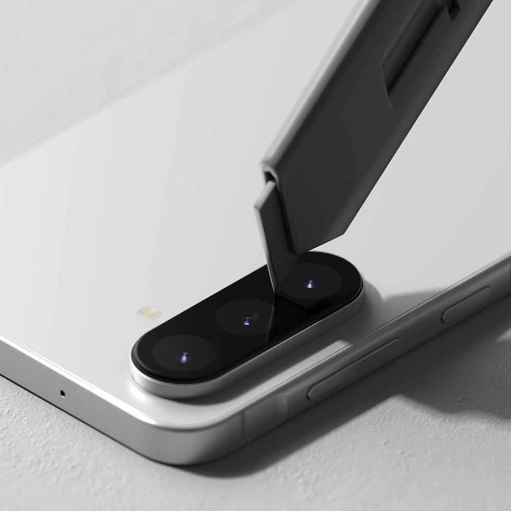 Zaštitna folija za stražnju kameru Ringke za Samsung Galaxy A56 A566, Kaljeno staklo, Set od 2 komada, Crna