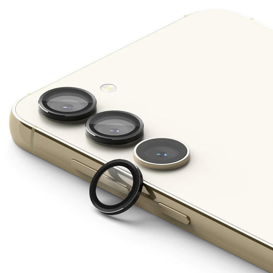 Folija za zaštitu stražnje kamere Ringke za Samsung Galaxy S23+ S916 / S23 S911, Kaljeno staklo, Crna