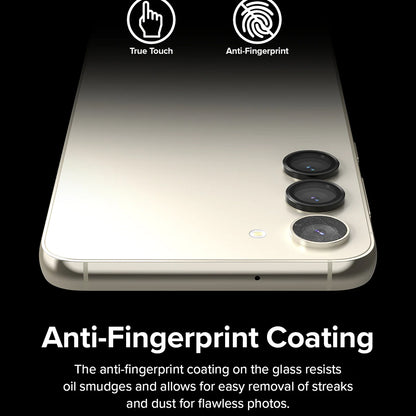 Folija za zaštitu stražnje kamere Ringke za Samsung Galaxy S23+ S916 / S23 S911, Kaljeno staklo, Crna