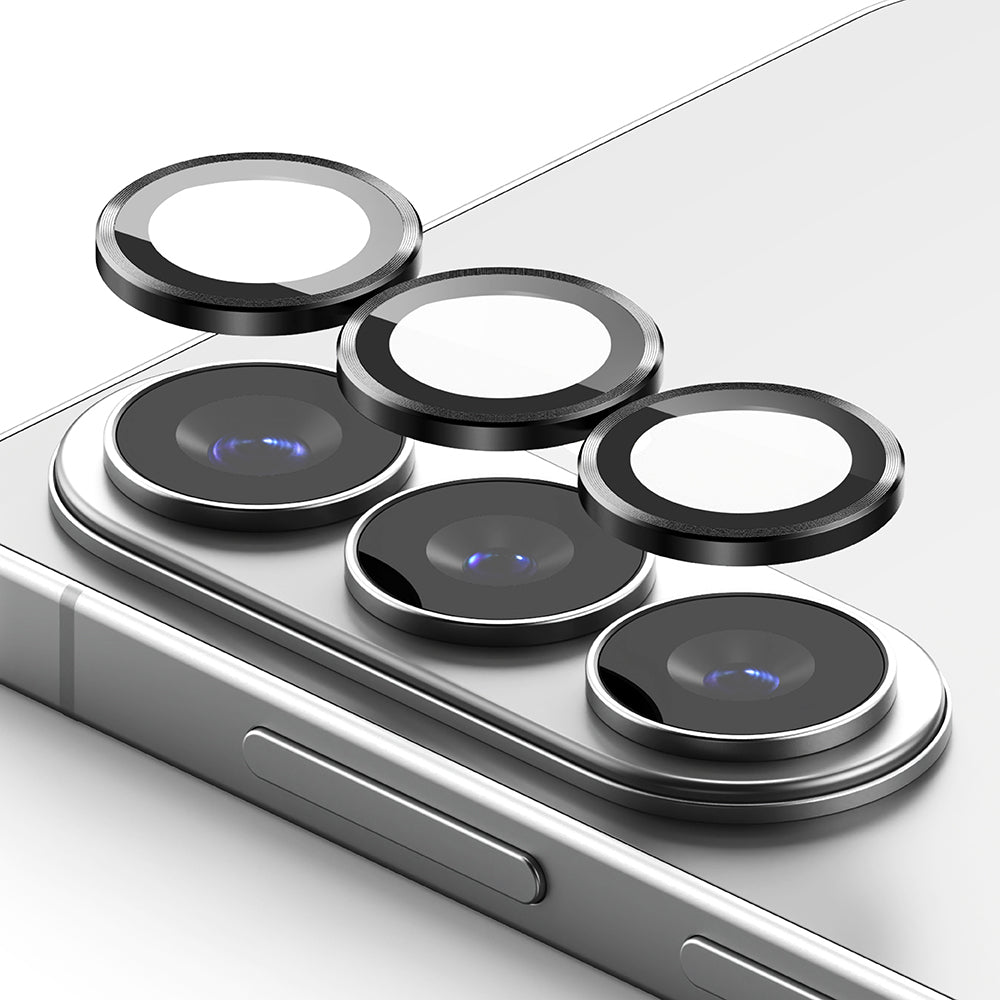 Zaštitna folija za stražnju kameru Ringke za Samsung Galaxy S26 Plus S947 / S26, Kaljeno staklo, Set od 2 komada, Crna