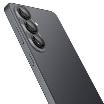 Zaštitna folija za stražnju kameru Spigen GlastR EZ FIT Optik Pro HD za Samsung Galaxy S26 S942, Kaljeno staklo, Set od 2 komada, Crna AGL11099