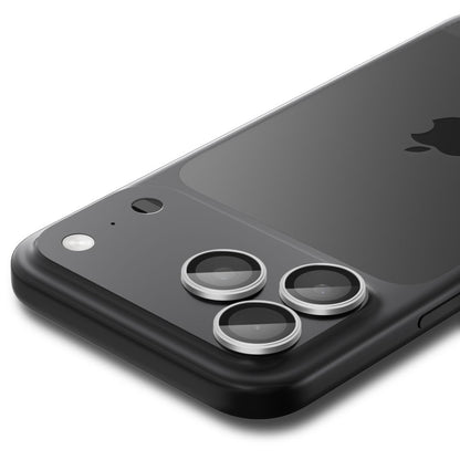 Zaštitna folija za stražnju kameru Spigen GlastR EZ FIT Optik Pro za Apple iPhone 17 Pro Max / 17 Pro, Kaljeno staklo, Set od 2 komada, Srebrna