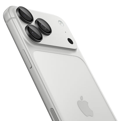 Zaštitna folija za stražnju kameru Spigen GlastR EZ FIT Optik Pro za Apple iPhone 18 Pro / 18 Pro Max, Kaljeno staklo, Set od 2 komada, Tamno siva AGL12043