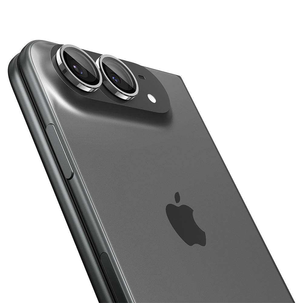 Zaštitna folija za stražnju kameru Spigen GlastR EZ FIT Optik Pro za Apple iPhone Duo, Kaljeno staklo, Set od 2 komada, Siva AGL12012