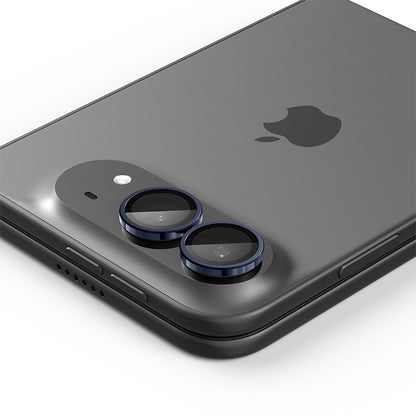 Zaštitna folija za stražnju kameru Spigen GlastR EZ FIT Optik Pro za Apple iPhone Duo, Kaljeno staklo, Set od 2 komada, Tamnoplava AGL12011