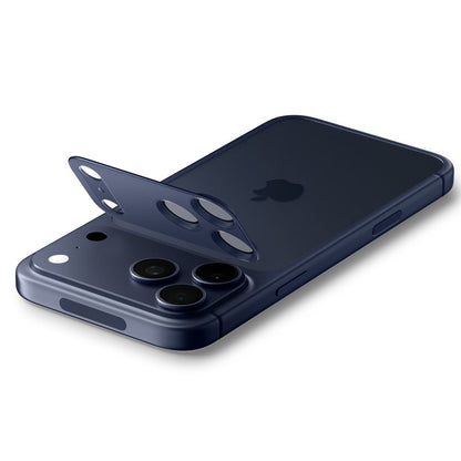 Zaštitna folija za stražnju kameru Spigen GlastR EZ FIT Optik Pro XL za Apple iPhone 17 Pro Max, Kaljeno staklo, Plava AGL10651